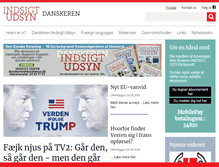 Tablet Screenshot of dendanskeforening.dk